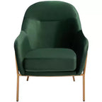 Fauteuil d'appoint en velours Eleazer - ACH6202 - Safavieh