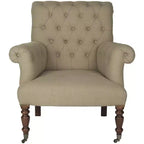 Bennett Club Chair - MCR4737A - True Taupe - Safavieh