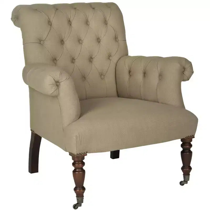 Fauteuil Bennett Club - MCR4737A - Taupe véritable - Safavieh