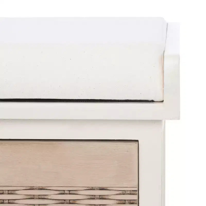 Banc rembourré Landers 2 tiroirs - BCH5702 - Safavieh