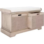 Banc rembourré Landers 2 tiroirs - BCH5702 - Safavieh