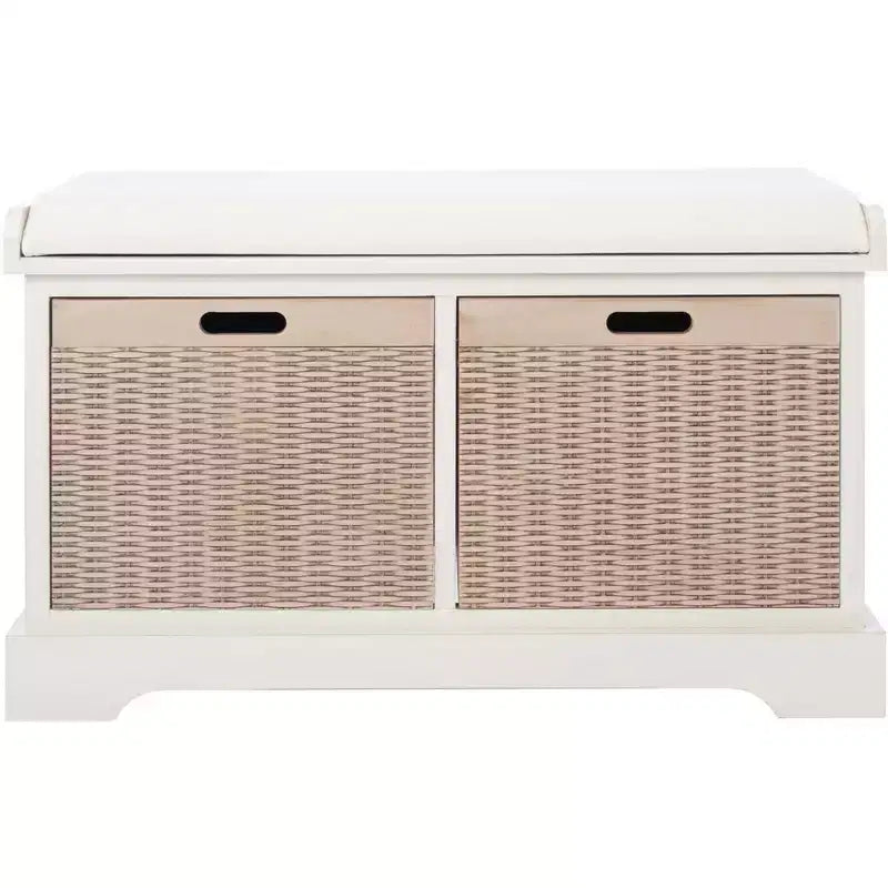 Banc rembourré Landers 2 tiroirs - BCH5702 - Safavieh