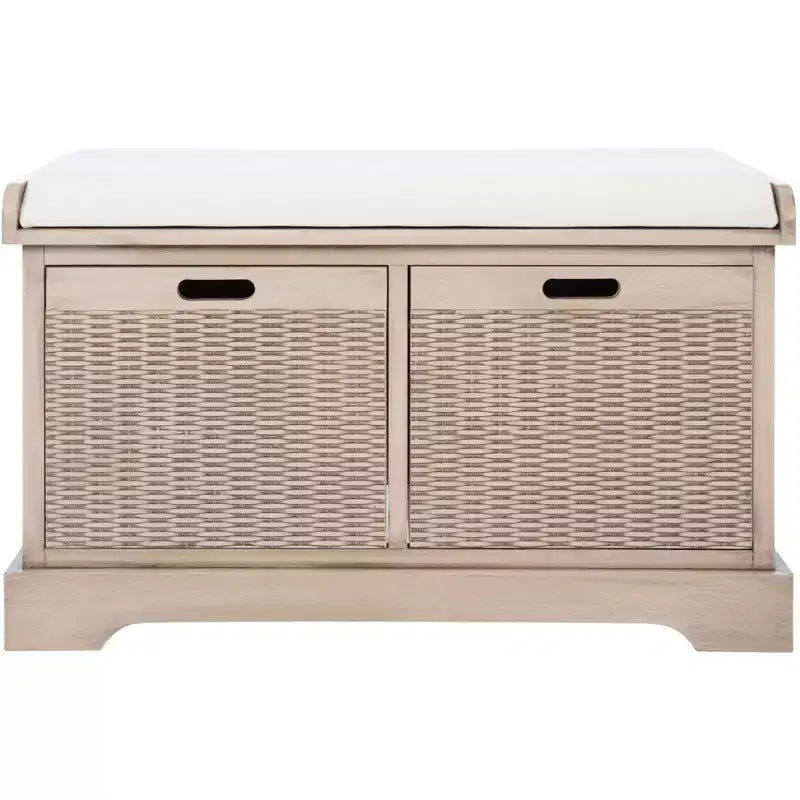 Banc rembourré Landers 2 tiroirs - BCH5702 - Safavieh