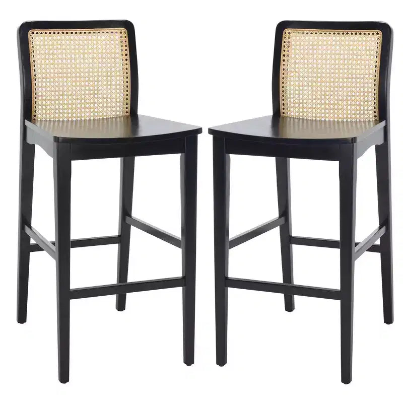 Tabouret de bar en rotin Benicio (lot de 2) - BST1507 - Safavieh