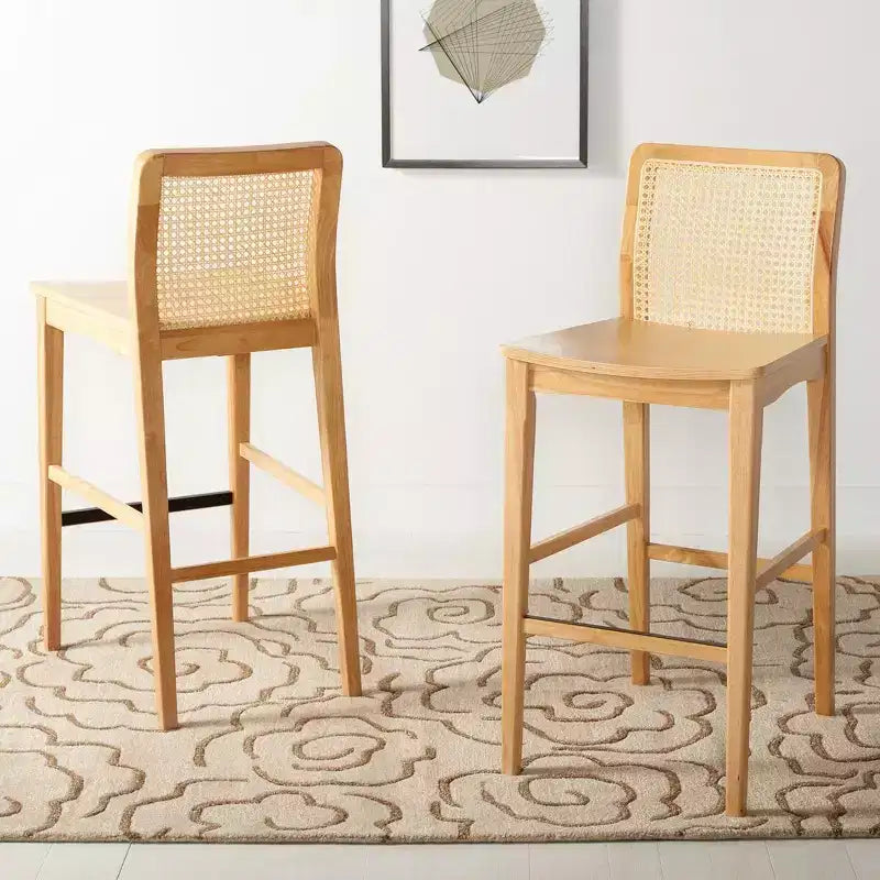 Tabouret de bar en rotin Benicio (lot de 2) - BST1507 - Safavieh
