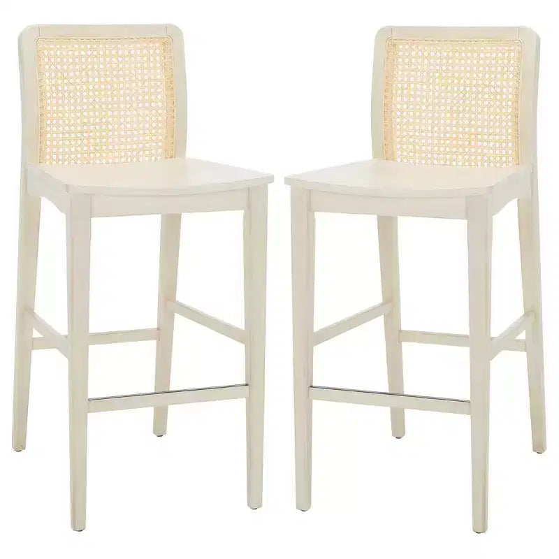 Tabouret de bar en rotin Benicio (lot de 2) - BST1507 - Safavieh