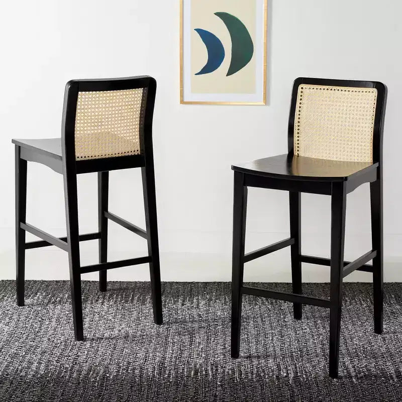 Tabouret de bar en rotin Benicio (lot de 2) - BST1507 - Safavieh