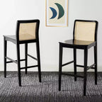Tabouret de bar en rotin Benicio (lot de 2) - BST1507 - Safavieh