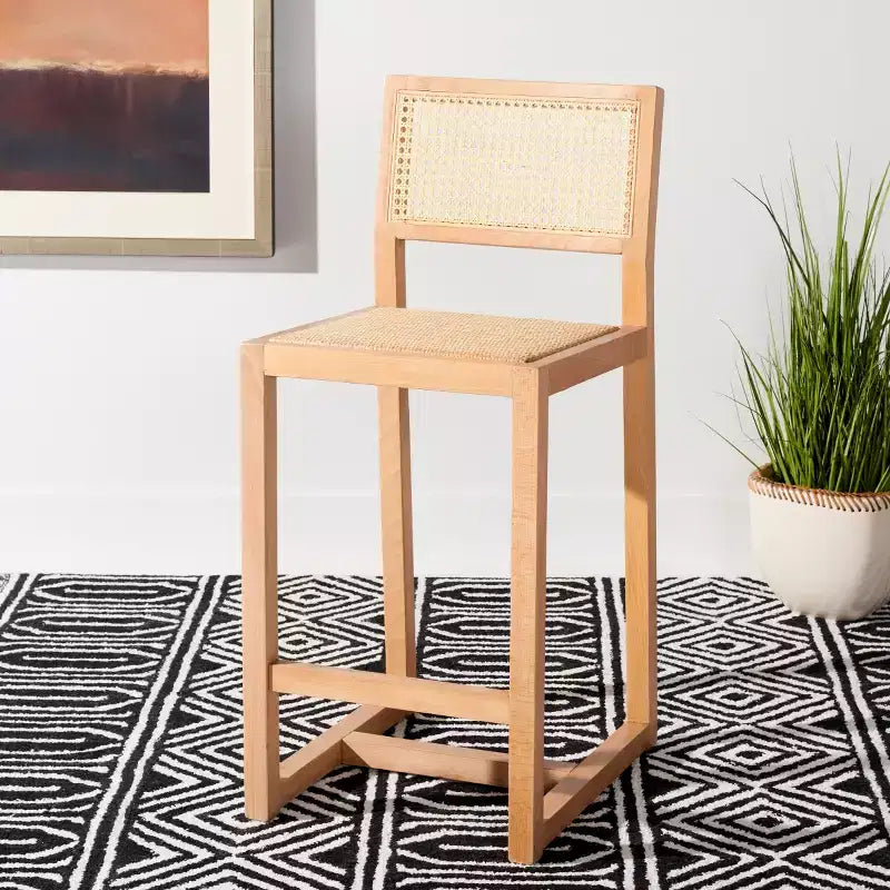 Tabouret de comptoir en rotin Seika - BST9502 - Safavieh