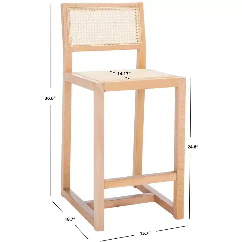 Tabouret de comptoir en rotin Seika - BST9502 - Safavieh