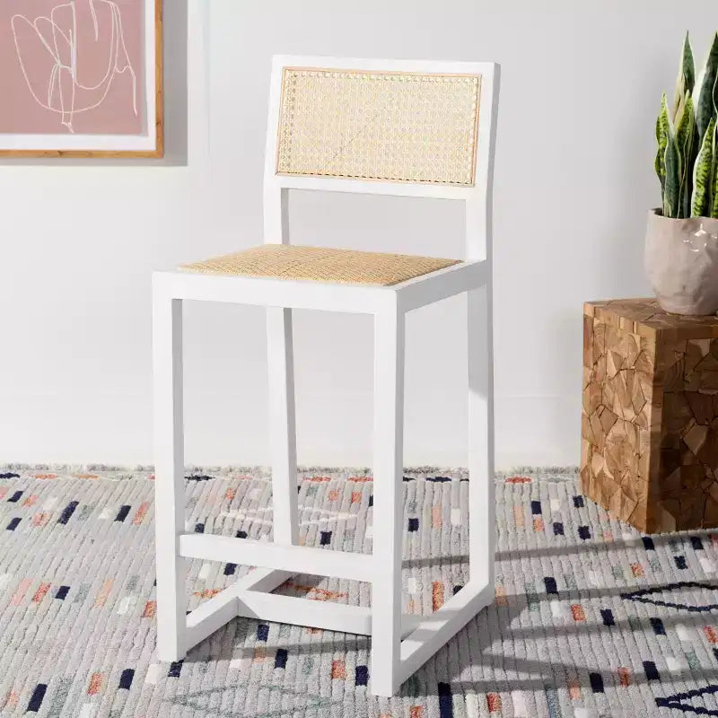 Tabouret de comptoir en rotin Seika - BST9502 - Safavieh