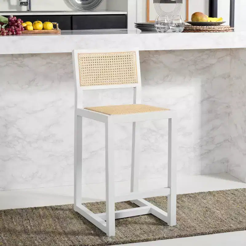 Tabouret de comptoir en rotin Seika - BST9502 - Safavieh
