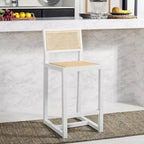 Tabouret de comptoir en rotin Seika - BST9502 - Safavieh