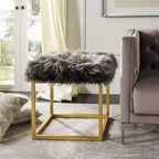 Pouf carré Rowan - FOX6288 - Safavieh Couture