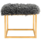 Pouf carré Rowan - FOX6288 - Safavieh Couture
