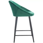 Tabouret de comptoir Zorica - BST7502 - Émeraude/Noir - Safavieh