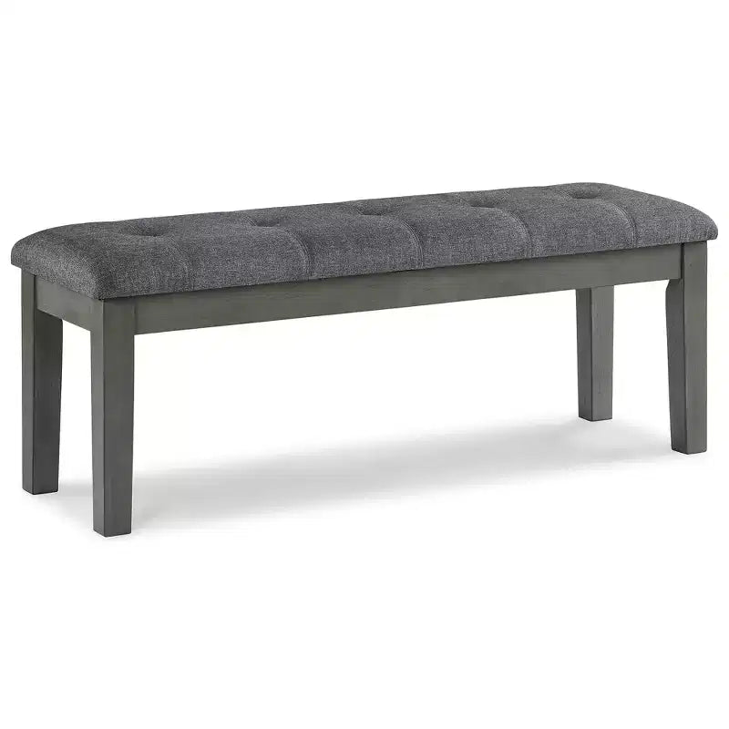 Signature Design by Ashley Contemporary Hallanden 50 Dining Bench Two-tone Gray