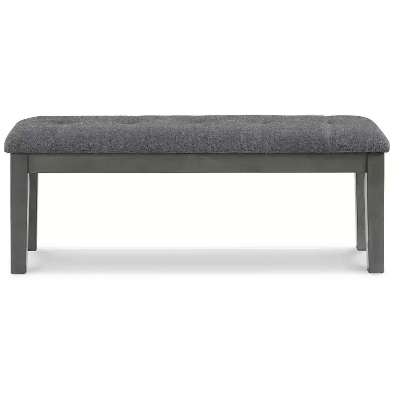 Banc de salle à manger Signature Design by Ashley Hallanden 50 contemporain bicolore gris