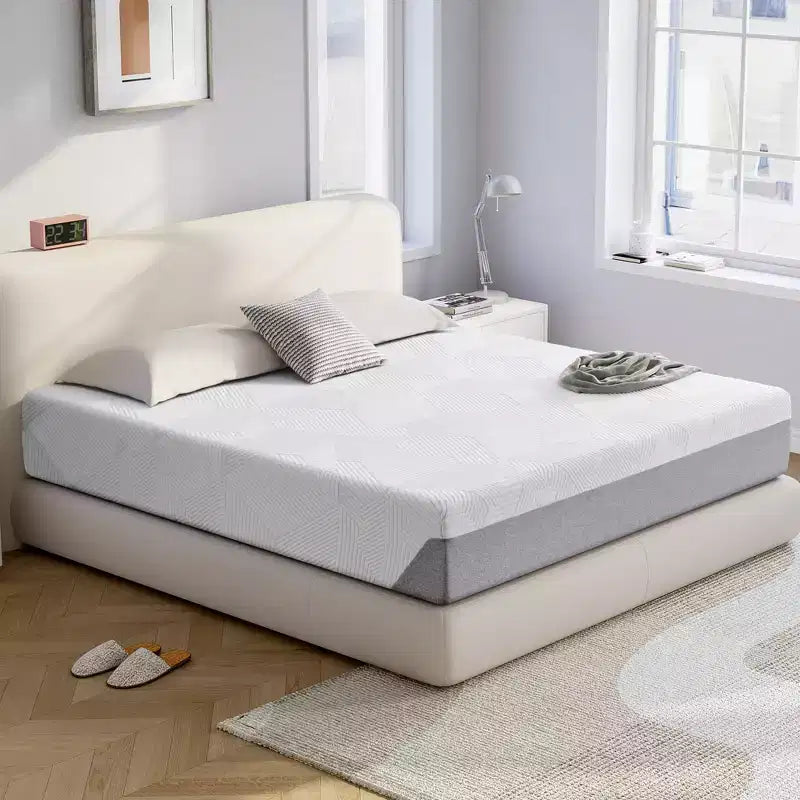 Wuleitex Matelas en mousse de 12 pouces en boîte pour un sommeil plus frais, un soutien et un soulagement de la pression