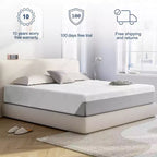 Wuleitex Matelas en mousse de 12 pouces en boîte pour un sommeil plus frais, un soutien et un soulagement de la pression