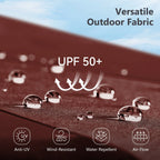MAISON ARTS Grand Parasol Double Face de 4,5 m avec Base Incluse pour Patio