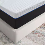 Matelas en mousse à mémoire de forme moyenne Wuleitex 14, silencieux et non perturbateur pour une nuit de sommeil confortable