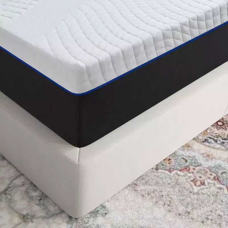 Matelas en mousse à mémoire de forme moyenne Wuleitex 14, silencieux et non perturbateur pour une nuit de sommeil confortable
