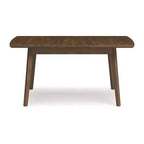 Signature Design by Ashley Table à rallonge Lyncott de style contemporain, marron