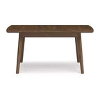 Signature Design by Ashley Table à rallonge Lyncott de style contemporain, marron