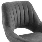 HOMLUX Lot de 2 tabourets de bar réglables avec dossier ouvert et pivotant