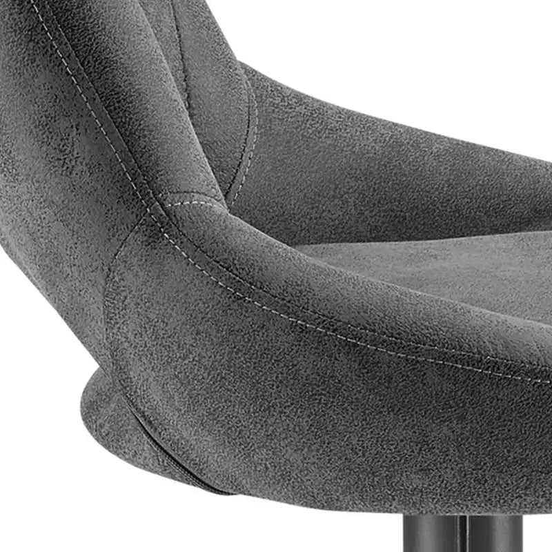 HOMLUX Lot de 2 tabourets de bar réglables avec dossier ouvert et pivotant