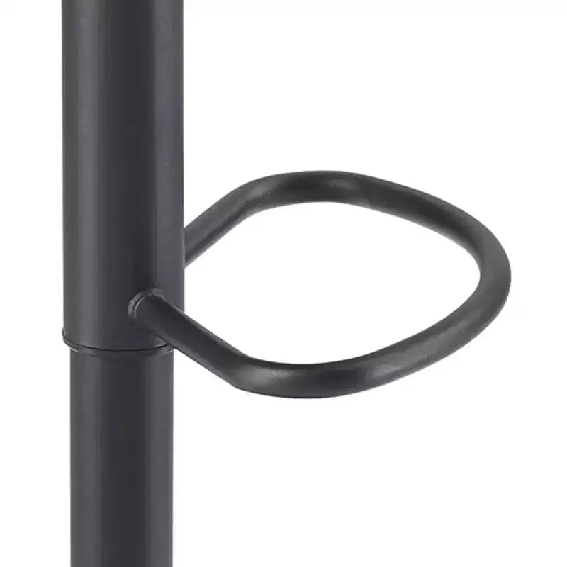 HOMLUX Lot de 2 tabourets de bar réglables avec dossier ouvert et pivotant