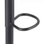 HOMLUX Lot de 2 tabourets de bar réglables avec dossier ouvert et pivotant