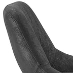 HOMLUX Lot de 2 tabourets de bar réglables avec dossier ouvert et pivotant