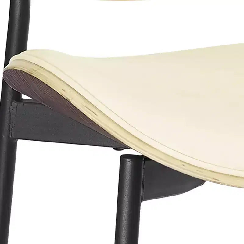 HOMLUX Lot de 2 chaises de salle à manger en peuplier rembourrées Chaise d'appoint moderne en similicuir pour chambre à coucher, cuisine, salle à manger, coin petit-déjeuner