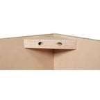 HOMLUX Meuble haut de cuisine Shaker blanc, prêt à monter, 30,5 cm de profondeur, 2 portes, 2 étagères