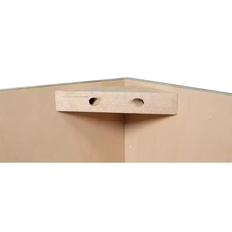 HOMLUX Meuble haut de cuisine Shaker blanc, prêt à monter, 30,5 cm de profondeur, 2 portes, 2 étagères