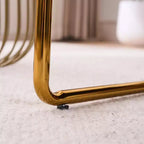 Lot de 2 fauteuils d'appoint modernes avec poches latérales, fauteuils rembourrés avec cadre en métal pour salon et chambre 4W - ModernLuxe