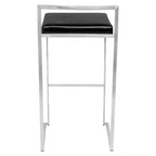 34 Lot de 2 tabourets de bar empilables contemporains Fuji - LumiSource
