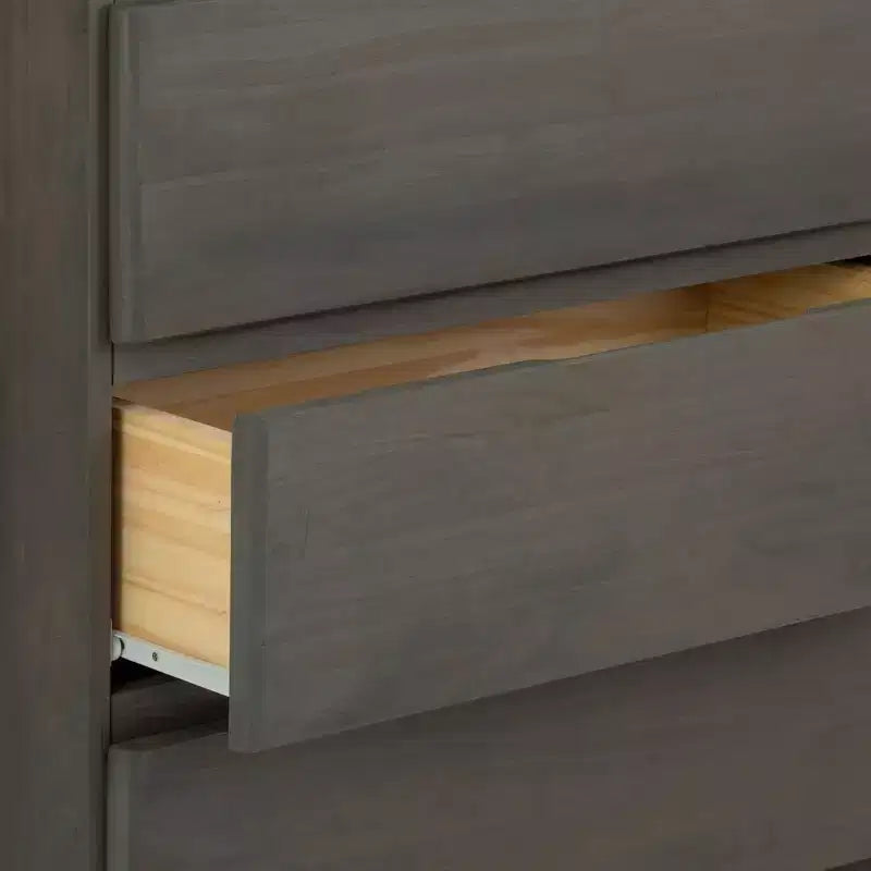 Commode en bois massif à 5 tiroirs Plank+Beam