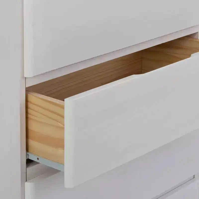 Commode en bois massif à 5 tiroirs Plank+Beam