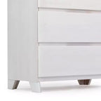 Commode en bois massif à 5 tiroirs Plank+Beam