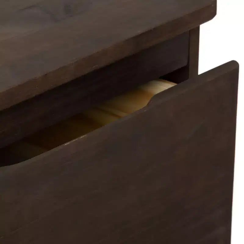 Commode en bois massif à 5 tiroirs Plank+Beam