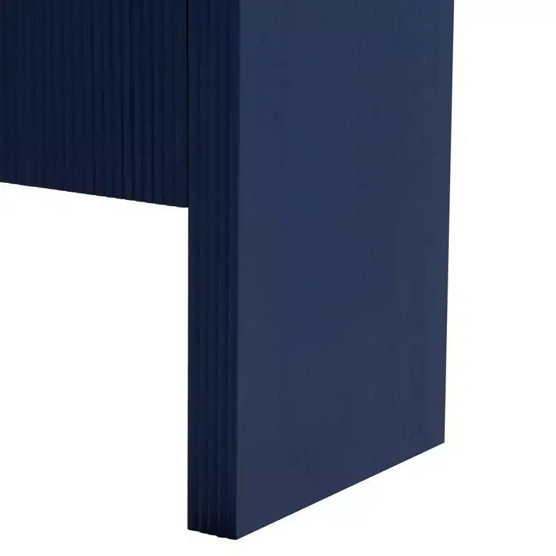 Buffet 4 portes au design rayé 63, meuble de rangement avec étagères réglables 4L - ModernLuxe