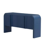 Buffet 4 portes au design rayé 63, meuble de rangement avec étagères réglables 4L - ModernLuxe