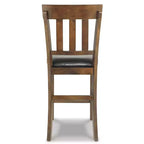 Signature Design by Ashley Ralene Tabouret de bar rembourré hauteur comptoir, lot de 2, Marron moyen