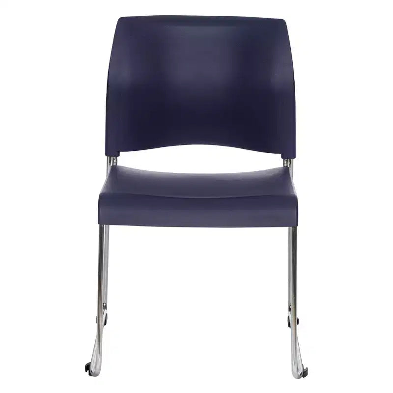 Chaise empilable en plastique Hampden Furnishings Jody Collection, lot de 4