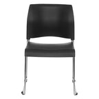Chaise empilable en plastique Hampden Furnishings Jody Collection, lot de 4