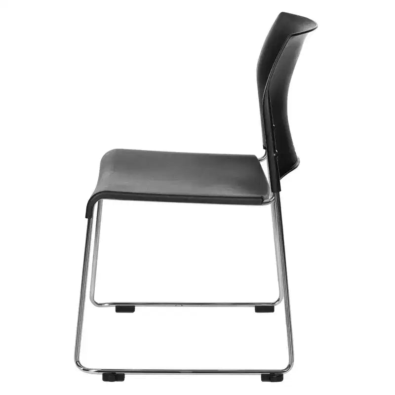 Chaise empilable en plastique Hampden Furnishings Jody Collection, lot de 4