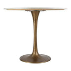 Table à manger Blanc/Or - ZM Home